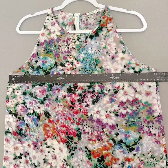 Violet & Claire Multicolored Watercolor Floral Layered Tank Sleeveless Blouse M - Picture 8 of 9